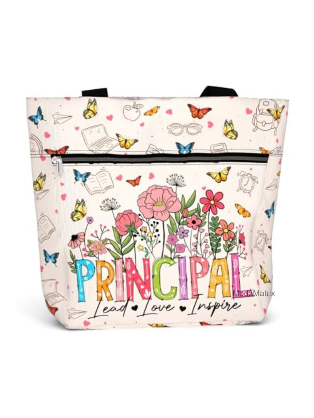 Waterproof Large Tote Bag for Women with Zipper and Pockets